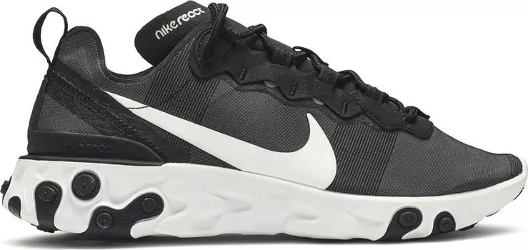 Кроссовки Nike React Element 55 'Black White', черный