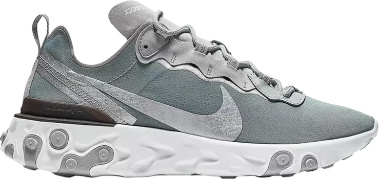 Кроссовки Nike React Element 55 'Silver', серебряный
