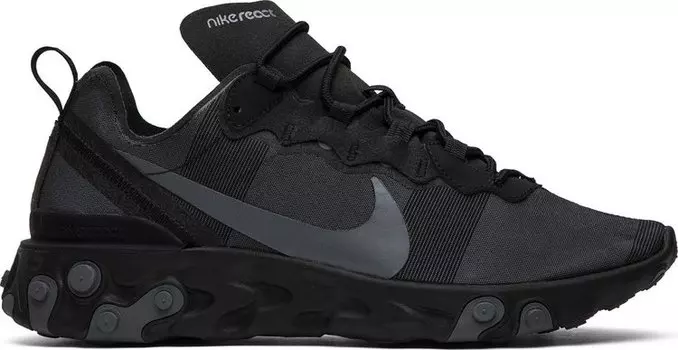 Кроссовки Nike React Element 55 'Triple Black', черный