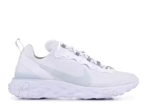 Кроссовки Nike REACT ELEMENT 55 'PURE PLATINUM', белый