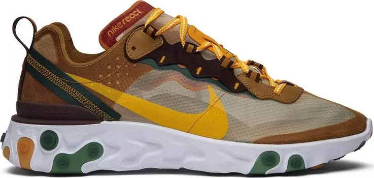 Кроссовки Nike React Element 87 'Ivory Orange', оранжевый