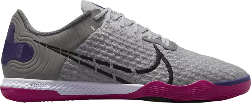 Кроссовки Nike React Gato 'Light Smoke Grey Electro Purple', серый