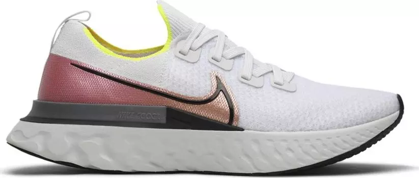 Кроссовки Nike React Infinity Run 'Pink Blast', белый