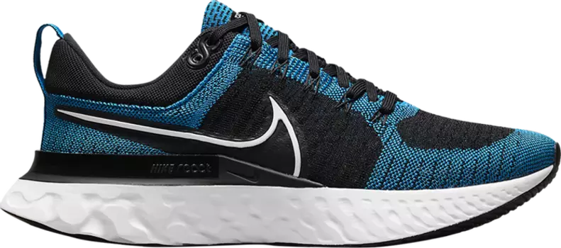 Кроссовки Nike React Infinity Run Flyknit 2 'Blue Orbit Black', синий