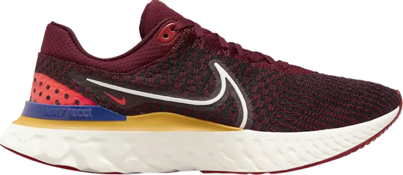 Кроссовки Nike React Infinity Run Flyknit 3 'Dark Beetroot', красный