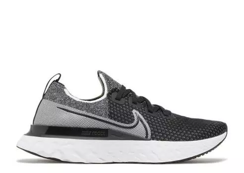 Кроссовки Nike REACT INFINITY RUN FLYKNIT 'BLACK WHITE', черный