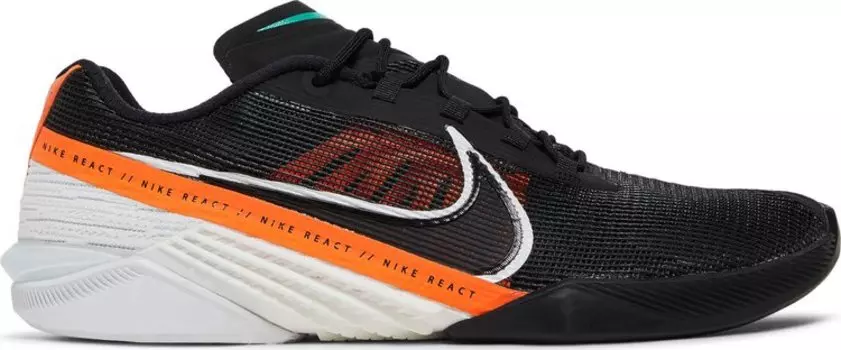 Кроссовки Nike React Metcon Turbo 'Black Total Orange', черный