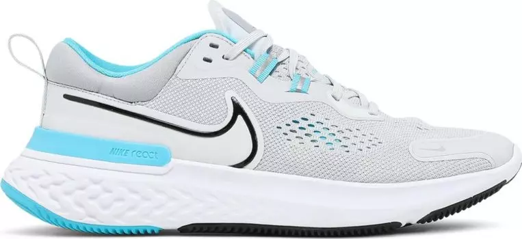 Кроссовки Nike React Miler 2 'Pure Platinum Chlorine Blue', серый