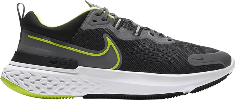 Кроссовки Nike React Miler 2 'Smoke Grey Volt', серый