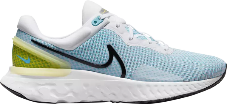 Кроссовки Nike React Miler 3 'White Chlorine Blue', белый