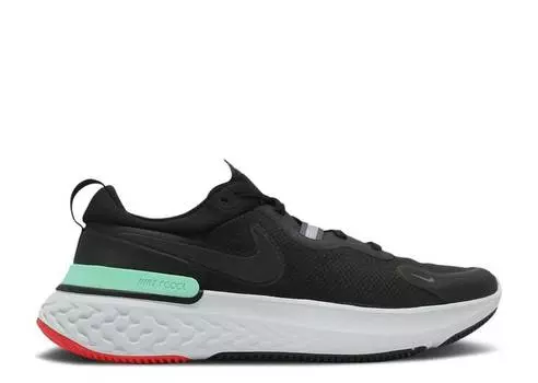 Кроссовки Nike REACT MILER 'BLACK GREEN GLOW', черный