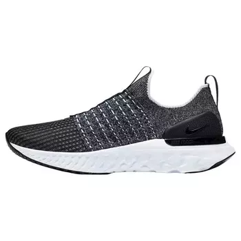 Кроссовки Nike React Phantom Run Flyknit 2, черный/белый