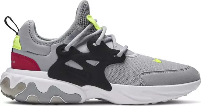 Кроссовки Nike React Presto GS 'Wolf Grey', серый