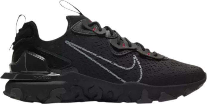 Кроссовки Nike React Vision 'Black Smoke Grey', черный