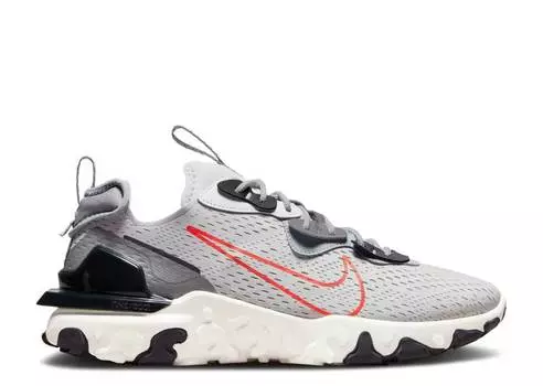 Кроссовки Nike REACT VISION SC 'GREY FOG TEAM ORANGE', серый