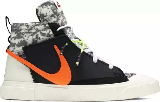 Кроссовки Nike READYMADE x Blazer Mid 'Black Camo', черный