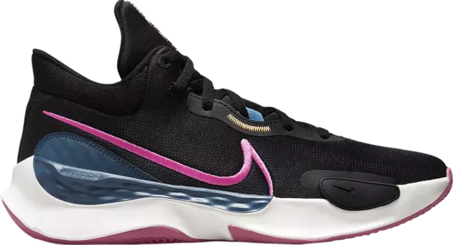 Кроссовки Nike Renew Elevate 3 'Black Desert Berry', черный