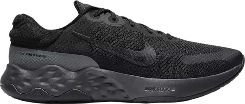 Кроссовки Nike Renew Ride 3 'Black Dark Smoke Grey', черный