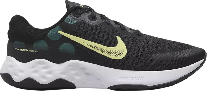 Кроссовки Nike Renew Ride 3 'Black Lemon Chiffon', черный