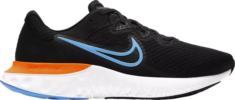 Кроссовки Nike Renew Run 2 'Black Orange Coast', черный