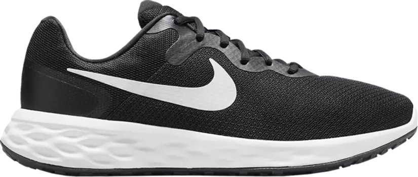 Кроссовки Nike Revolution 6 Extra Wide 'Black White', черный