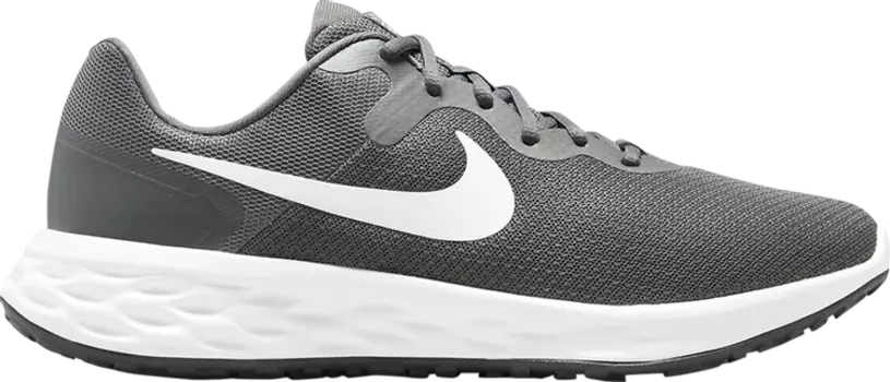 Кроссовки Nike Revolution 6 Extra Wide 'Iron Grey', серый
