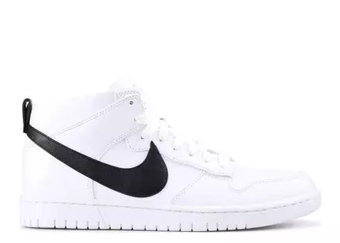 Кроссовки Nike RICCARDO TISCI X NIKELAB DUNK LUX CHUKKA 'WHITE BLACK', белый
