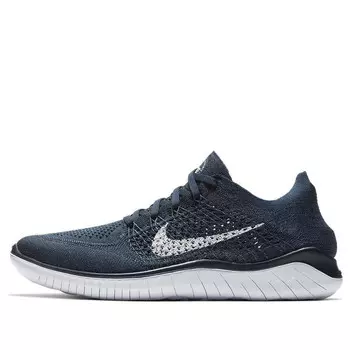 Кроссовки Nike Rn flyknit 2018, синий