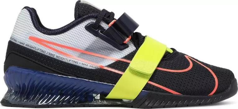 Кроссовки Nike Romaleos 4 'Blackened Blue Cyber', синий