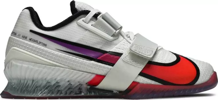 Кроссовки Nike Romaleos 4 SE 'Flash Crimson Aura', белый