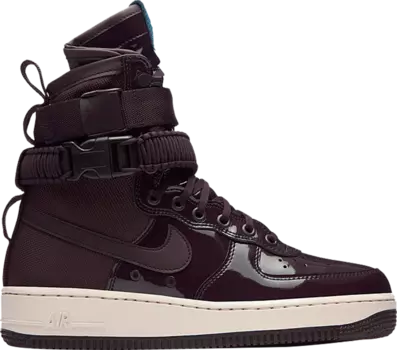 Кроссовки Nike Ruby Rose x Wmns SF Air Force 1 Premium 'Port Wine', красный