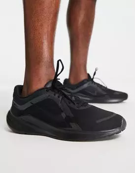 Кроссовки Nike Running Quest 5 тройного черного цвета