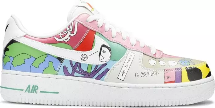 Кроссовки Nike Ruohan Wang x Air Force 1 Low, многоцветный