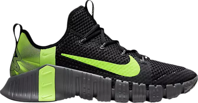 Кроссовки Nike Russell Wilson x Free Metcon 3 'Black Venom', черный