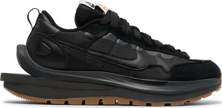 Кроссовки Nike sacai x VaporWaffle 'Black Gum', черный