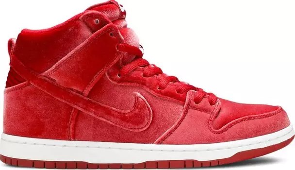 Кроссовки Nike SB Dunk High PRM 'Red Velvet', красный