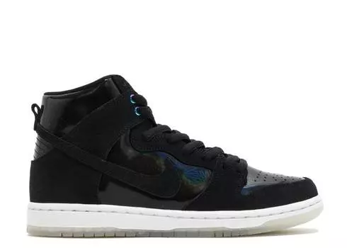 Кроссовки Nike SB ZOOM DUNK HIGH PRO 'IRIDESCENT', черный