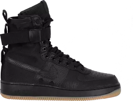 Кроссовки Nike SF Air Force 1 'Black Gum', черный