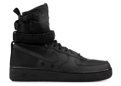 Кроссовки Nike SF AIR FORCE 1 'TRIPLE BLACK', черный