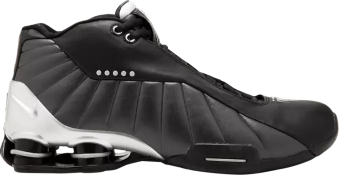 Кроссовки Nike Shox BB4 'Black Metallic Silver', черный