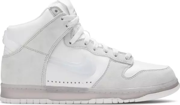 Кроссовки Nike Slam Jam x Dunk High 'White Platinum', белый