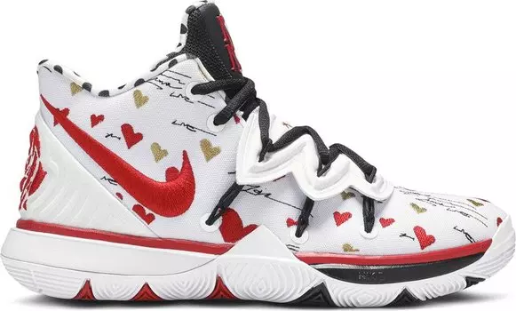 Кроссовки Nike SneakerRoom x Kyrie 5 GS 'I Love You Mom', белый