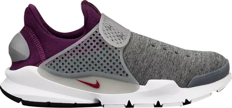 Кроссовки Nike Sock Dart Tech Fleece 'Mulberry', серый