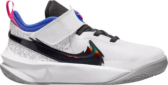 Кроссовки Nike Space Jam x Team Hustle D10 SE PS 'Computer Chip', белый