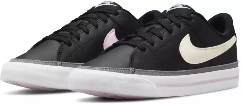 Кроссовки Nike Sportswear "COURT LEGACY SE", цвет Black-Cashmere-Pink-Foam-White