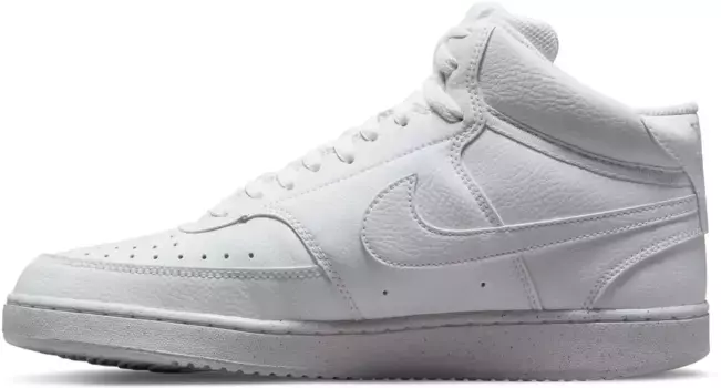 Кроссовки Nike Sportswear "COURT VISION MID NEXT NATURE", дизайн по стопам Air Force 1, белый