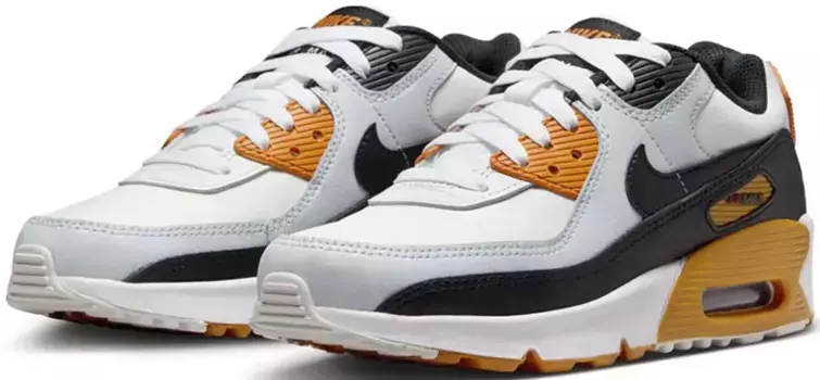 Кроссовки Nike Sportswear "NIKE AIR MAX 90 LTR (GS)", цвет Pure Platinum/Black-Summit White-Monarch