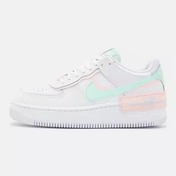 Кроссовки Nike Sportswear W Af1 Shadow, white/atmosphere/mint foam/football grey/white