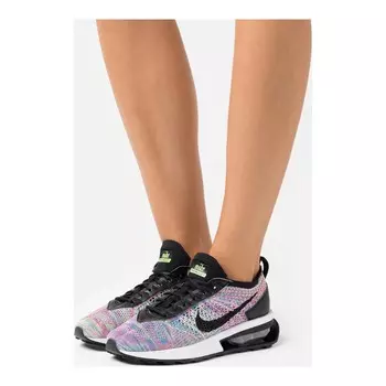 Кроссовки Nike Sportswear W Air Max Flyknit Racer Nn C/O, ghost green/black/pink blast/photo blue