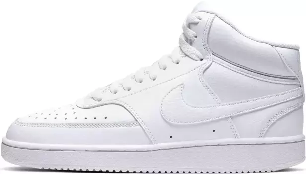 Кроссовки Nike Sportswear "Wmns Court Vision Mid", дизайн по стопам Air Force 1, белый